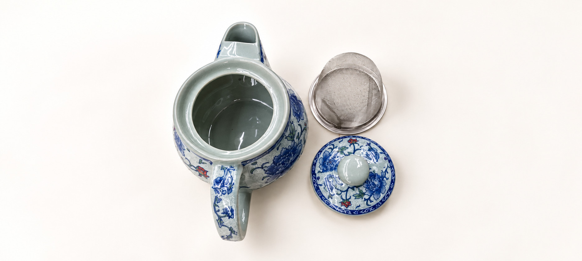 青瓷带网小茶壶 · 图片 4