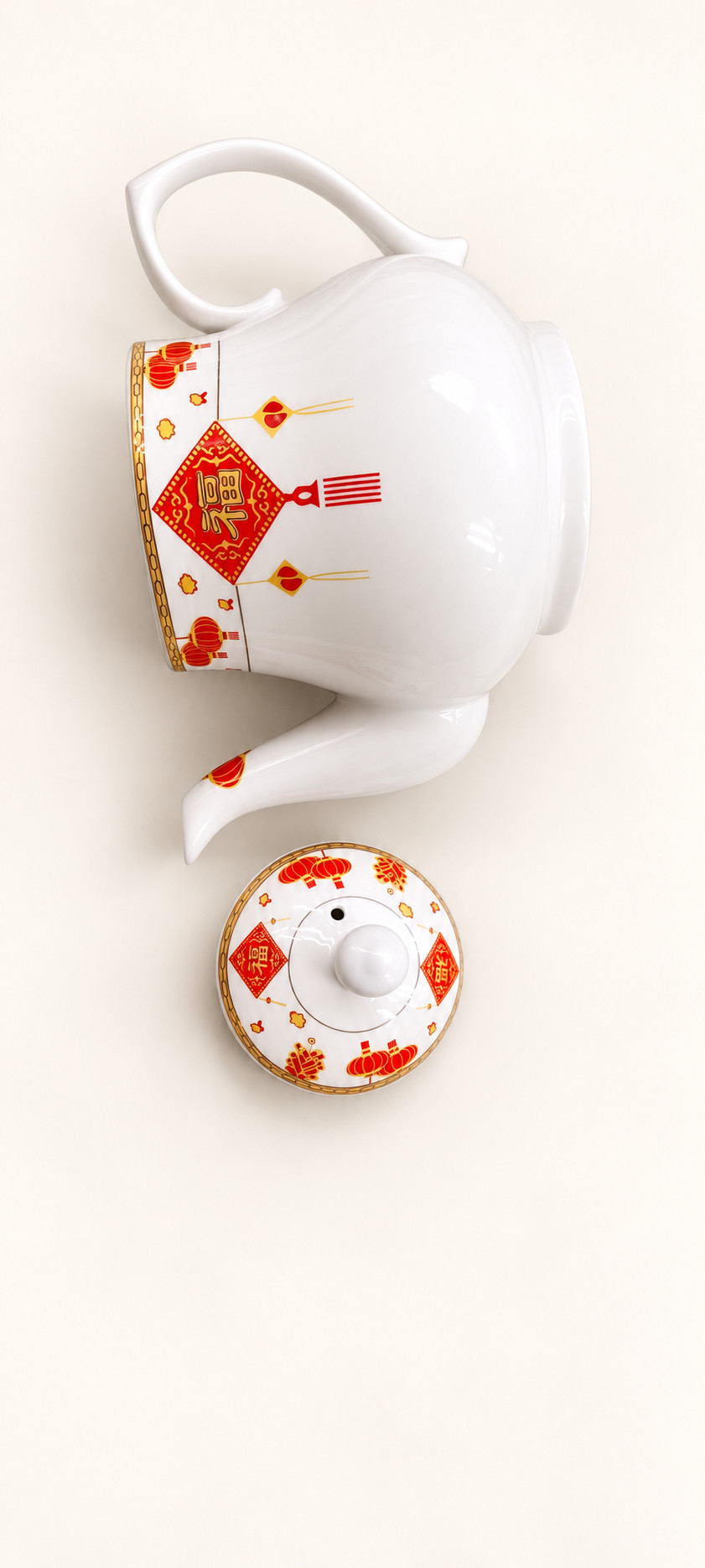 迎春福小义陶瓷茶壶 · 图片 4