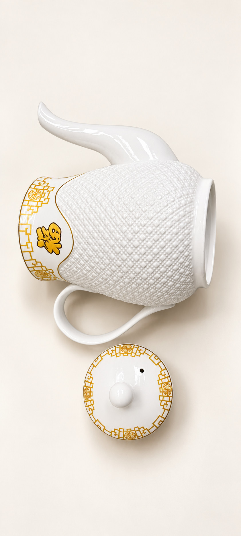 金福大冬瓜陶瓷茶壶 · 图片 7