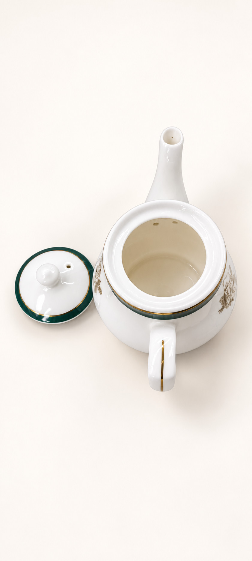 金边小义陶瓷茶壶 · 图片 3