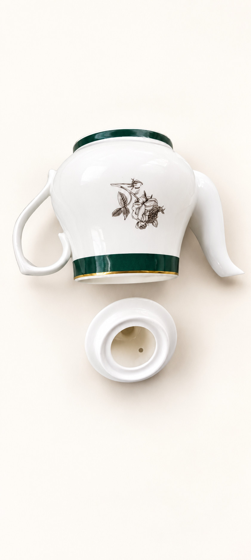 金边小义陶瓷茶壶 · 图片 5