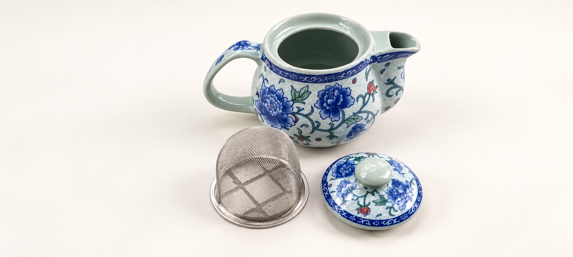 青瓷带网小茶壶 · 图片 5