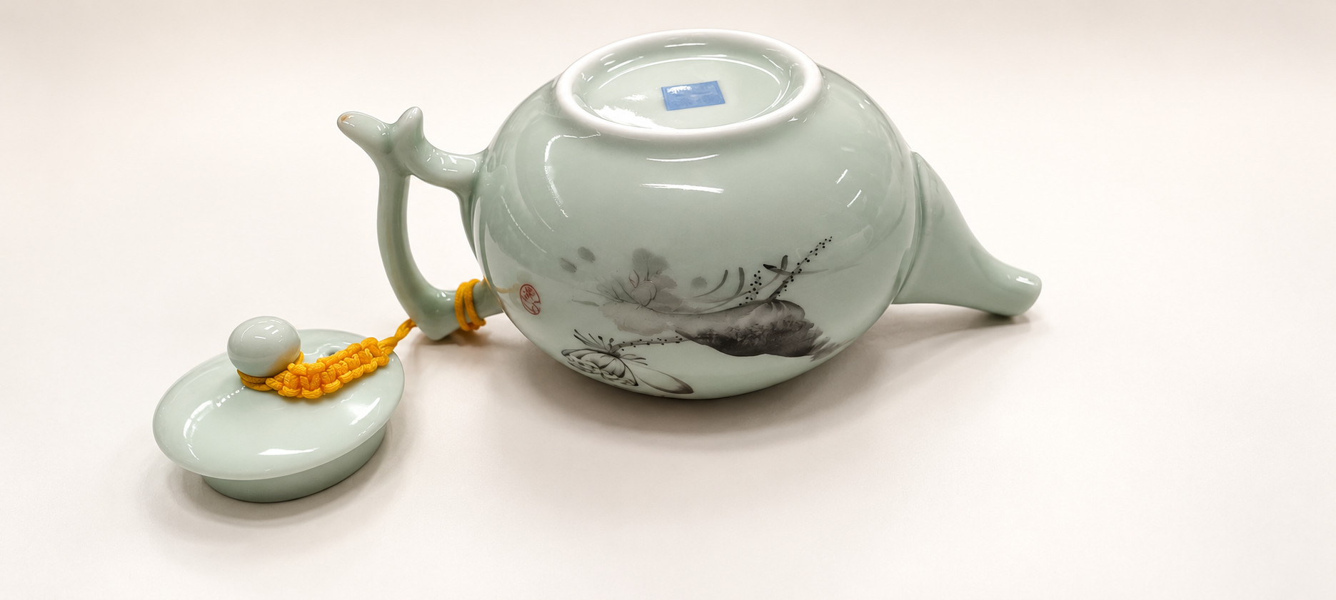 景德镇汝窑荷花茶壶 · 图片 7