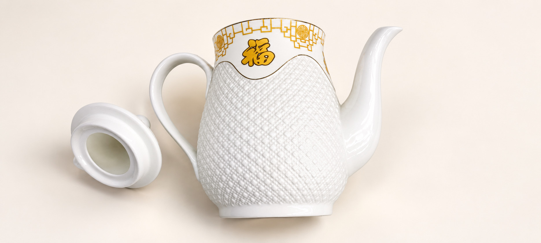 金福大冬瓜陶瓷茶壶 · 图片 6