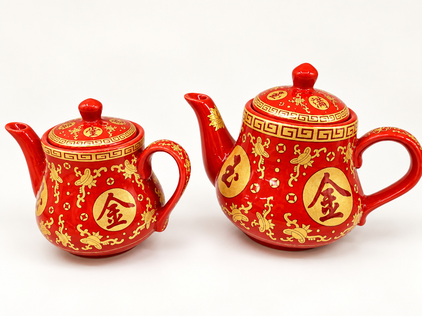 全油金玉满堂茶壶小号 · 图片 1